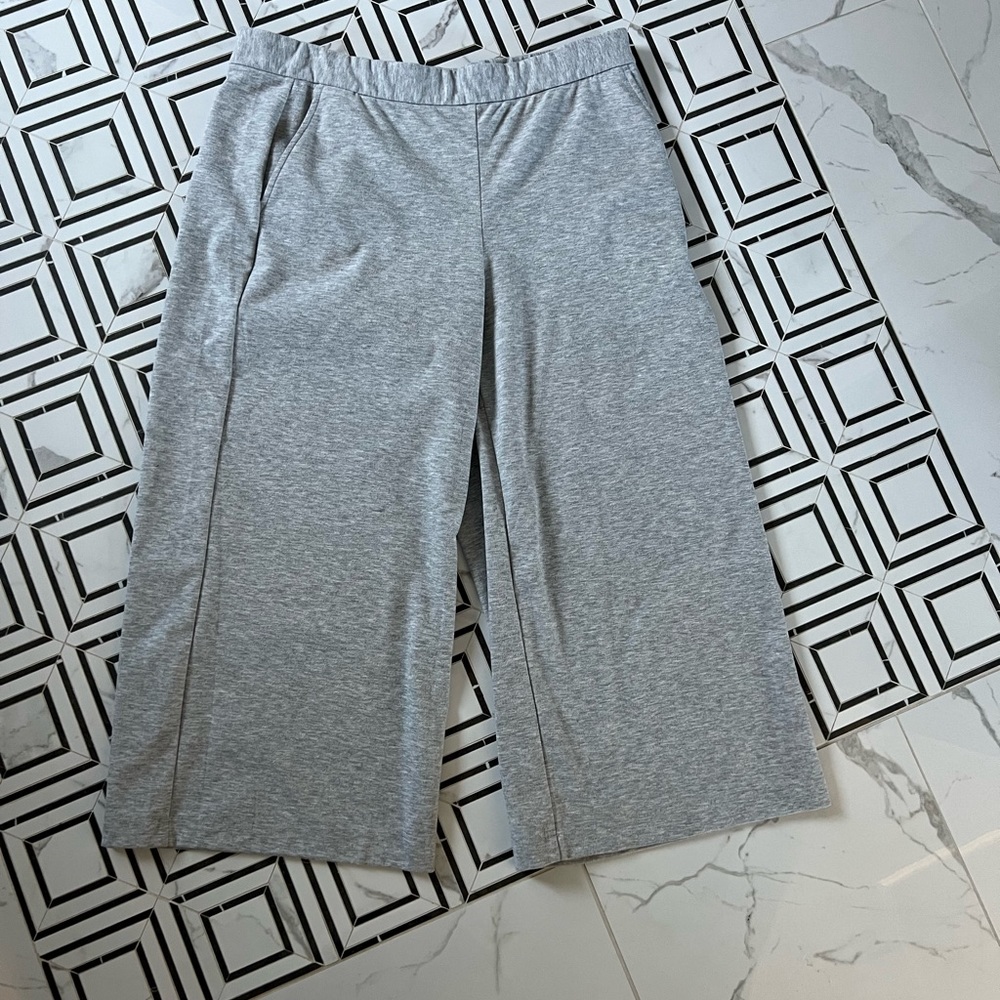 Gap cropped wide leg jersey pants (XL Tall)